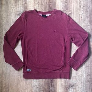 Burgundy Long Sleeve Sweatshirt